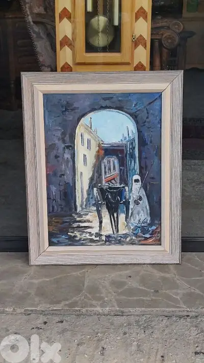 لوحة رسم زيتي اوروبية