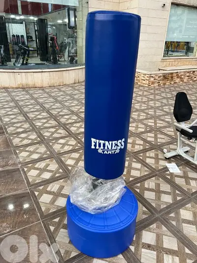 Boxing bag with stand