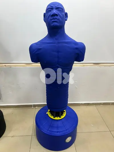 Boxing man stand