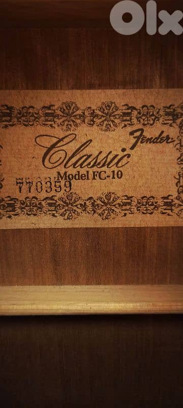 Fender Vintage Classical guitar 1