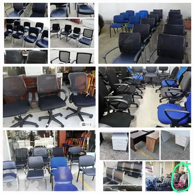 مكاتب   كراسي مكاتب اوروبي شبه جديد