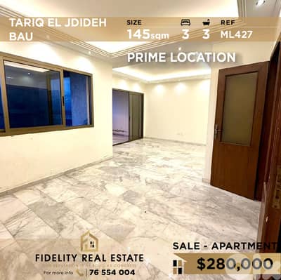 Apartment for sale in Tarik El Jdideh ML427 شقة للبيع في طريق الجديدة