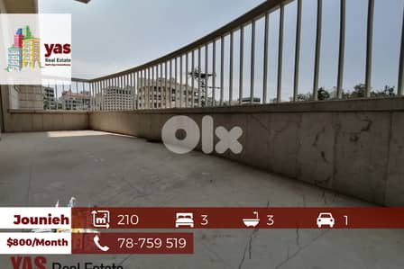Jounieh 210m2 | Rent | Well Maintained | Accessible | IV