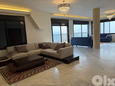 adma roof apartment 300 sqm for rent, sea & mountain view #6785