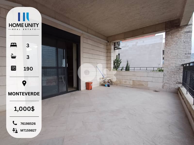 FULLY FURNISHED apartment for rent in monteverde 0