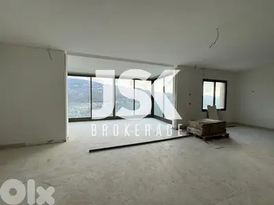 L19628 - Spacious Apartment With Terrace For Sale in Baabdat