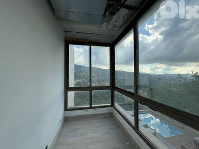 L19628 - Spacious Apartment With Terrace For Sale in Baabdat