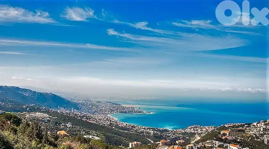25,000 SQM Land in Kfour with Outstanding Sea & Mountains View