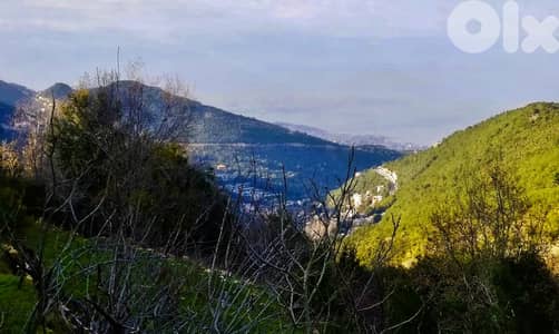 2,600 SQM Land in Ghine (Above Adma) with open Sea & Mountain View
