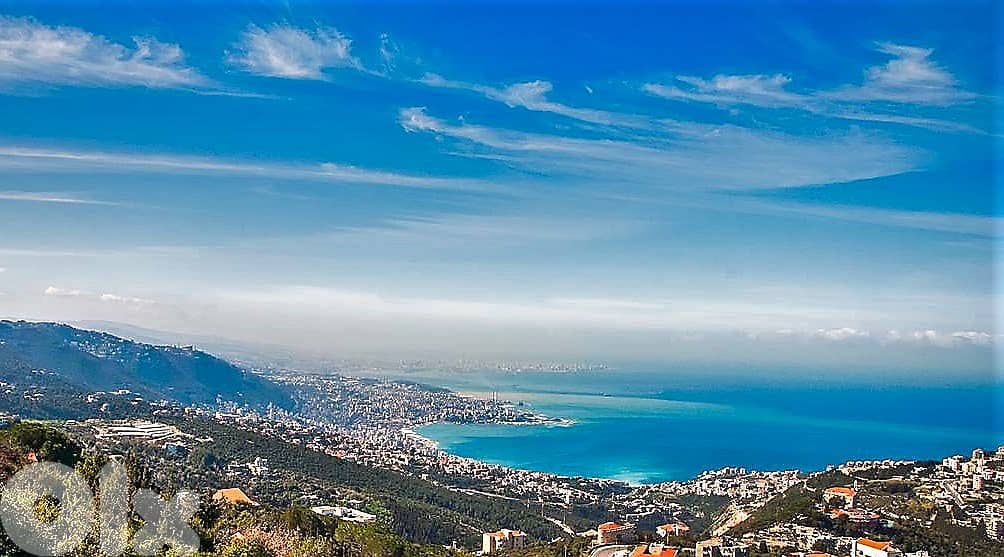 Land in Kfour with Outstanding Sea & Mountains view ( Non-Obstructive) 0