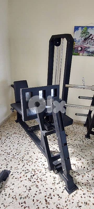 Seated leg press used like new 0