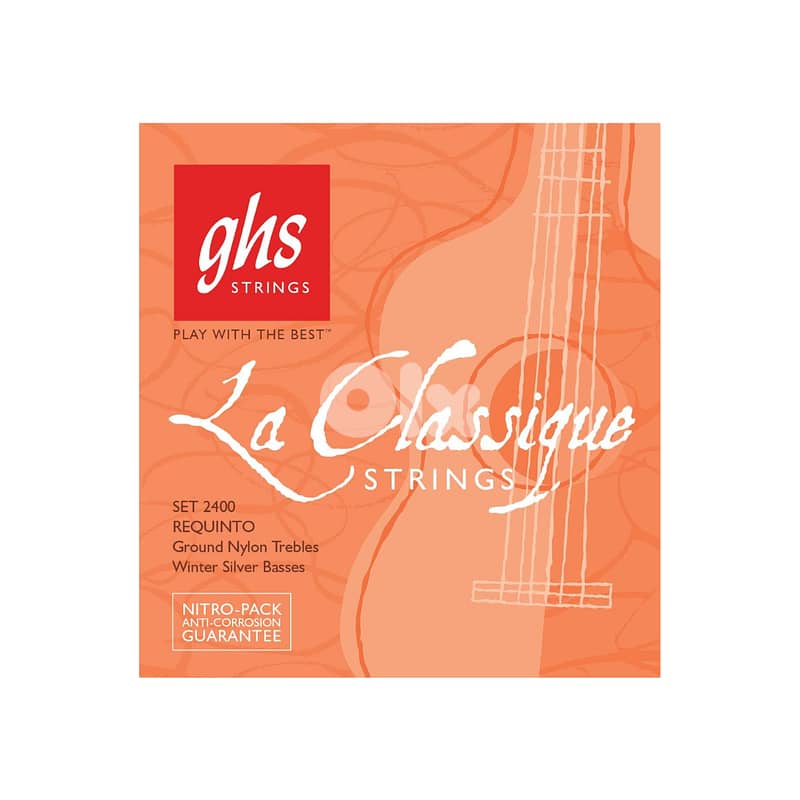 GHS 2400 Requinto Low Tension Classical Guitar 0