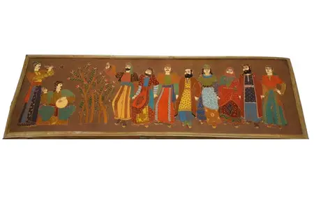 Vintage Armenian Enamel Artwork