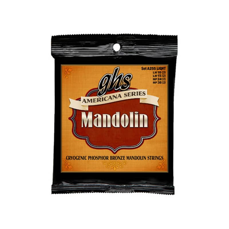 GHS Americana Cryogenic Mandolin Strings, Light (10-38) 0