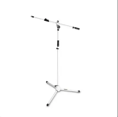 Gravity Microphone Stand with Folding Tripod Base and 2-Point Adjustme