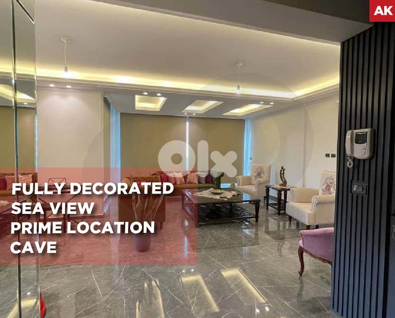 fully decorated -Sea view -Prime location - khaldeh REF#AK128265 0