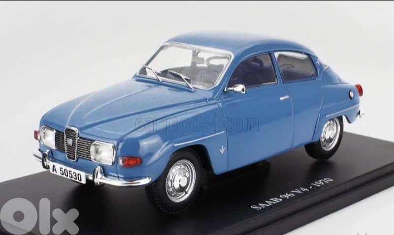 Saab 96 V4 (1970) diecast car model 1;24 0