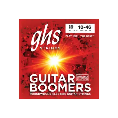 GHS GBL Guitar Boomers Electric Guitar Strings, Light (10-46)