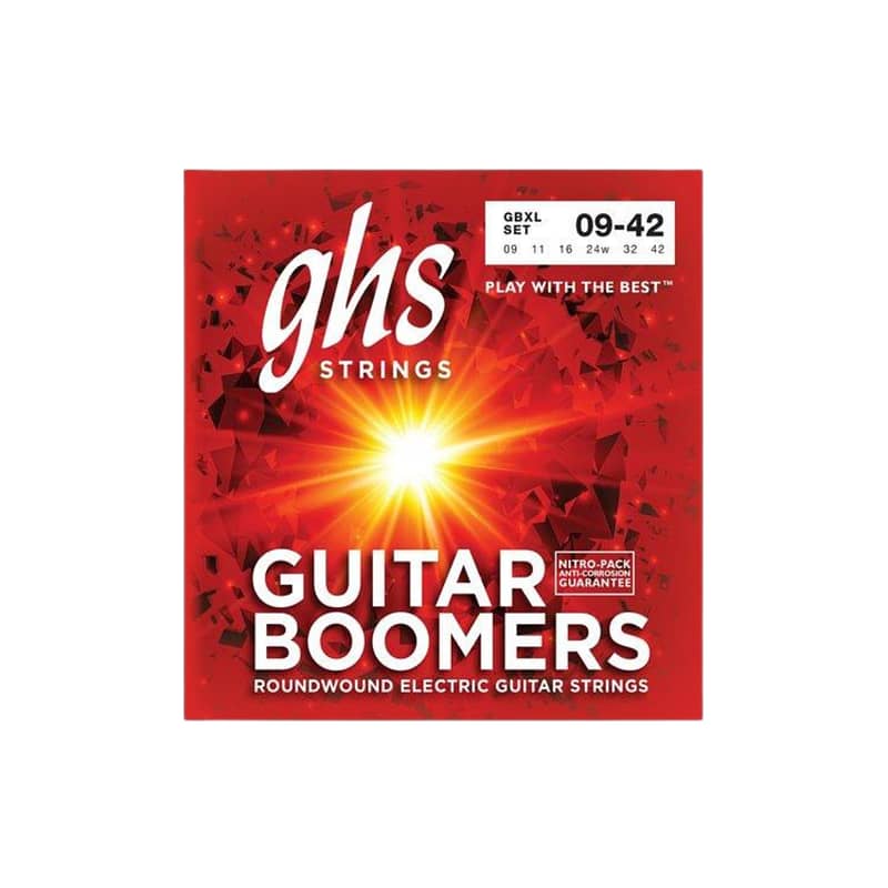 GHS GBXL Guitar Boomers Electric Guitar Strings, Extra Light (09-42) 0