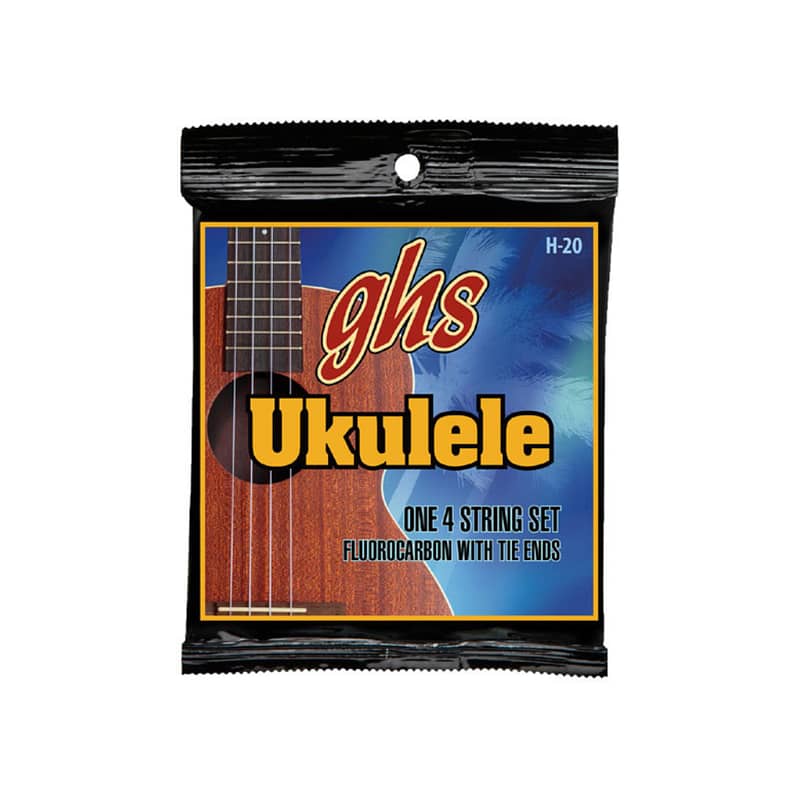 GHS H-20 SET – Fluorocarbon Ukulele Strings – Soprano/Conce 0