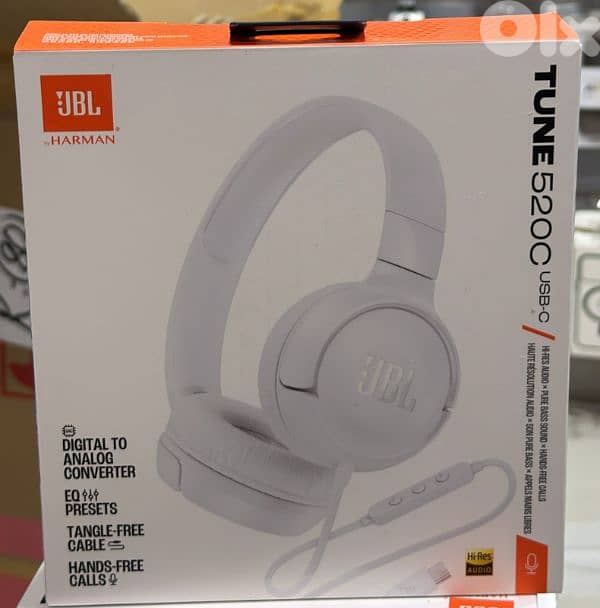 Jbl Tune 520C Usb-c White 0