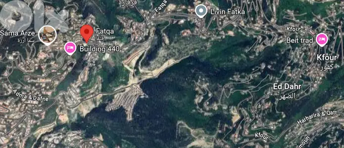 1390 SQM Land+Sea/Mountain View 4 Sale in kfour-أرض للبيع في الكفور
