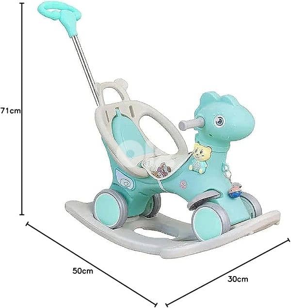 2 in 1 Plastic Rocking Horse 5