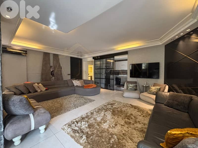 Zouk Mosbeh | 170 sqm + 220 sqm Garden & Terrace | Fully Furnished 0