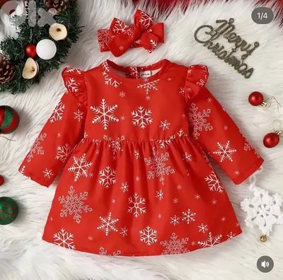 Christmas dress size 1 and 2 years