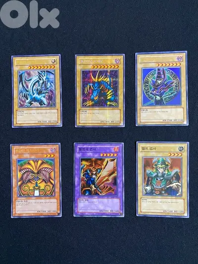 Yu-Gi-Oh! Original Korean Legend of Blue Eyes LOB Yugioh Cards