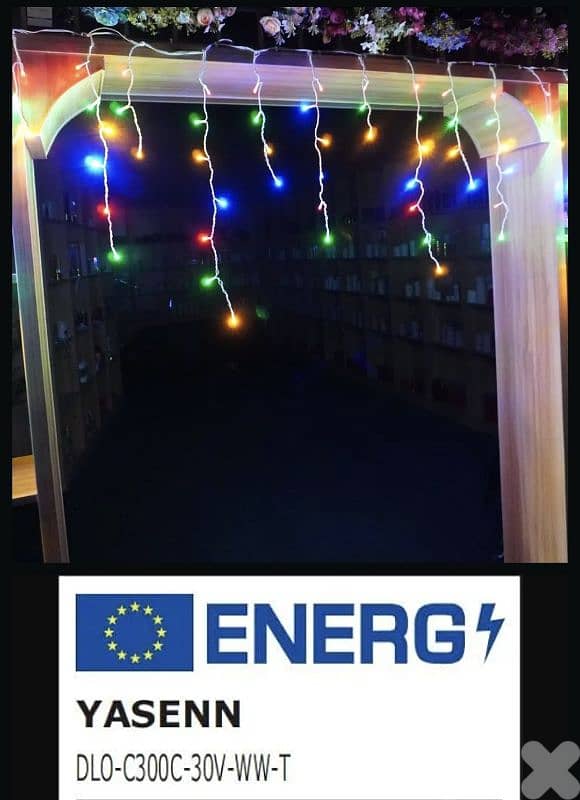 Yassen 300 LED icicle lights, icicle fairy lights/4$ delivery 2