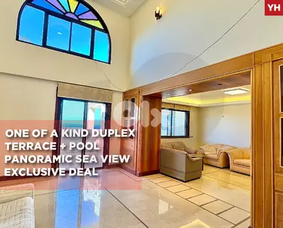 Duplex- Terrace + Pool Panoramic sea view- HALAT REF#YH128172