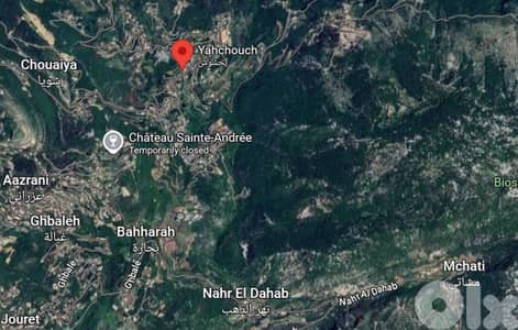15000m2 Prime land+Mountain View 4sale in Yahchouch-أرض للبيع في يحشوش