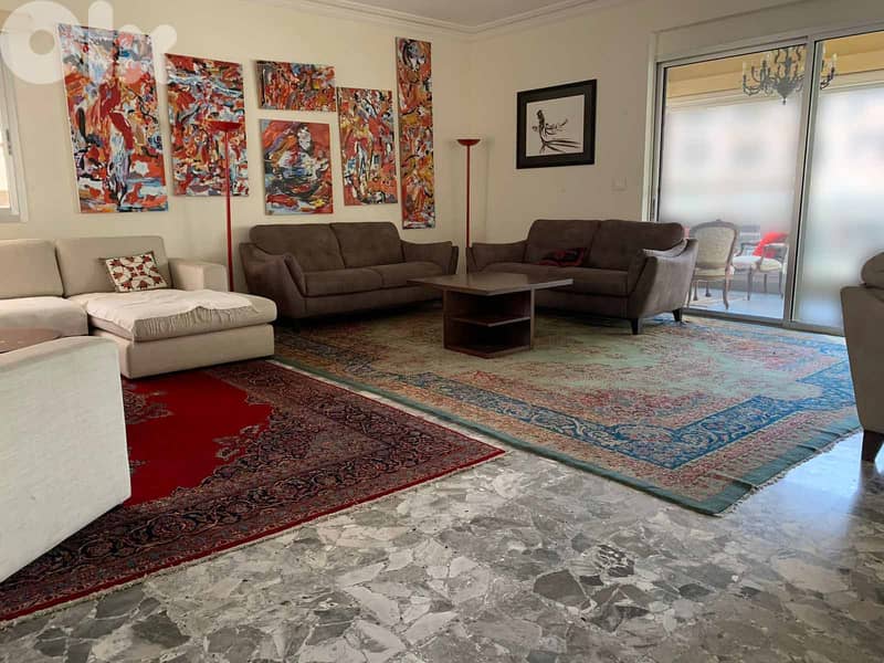 FURNISHED APT IN RAWCHE PRIME | PARTIAL SEA VIEW | 270SQ | JNR-452 0