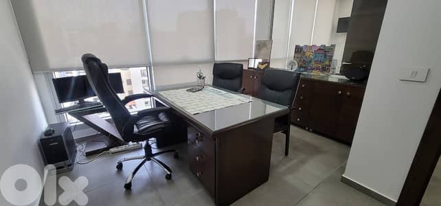 L19666 - Furnished Office For Rent In A Business Center in Horsh Tabet
