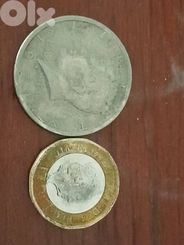 half dollar 1971 & 1 pound 2016 0