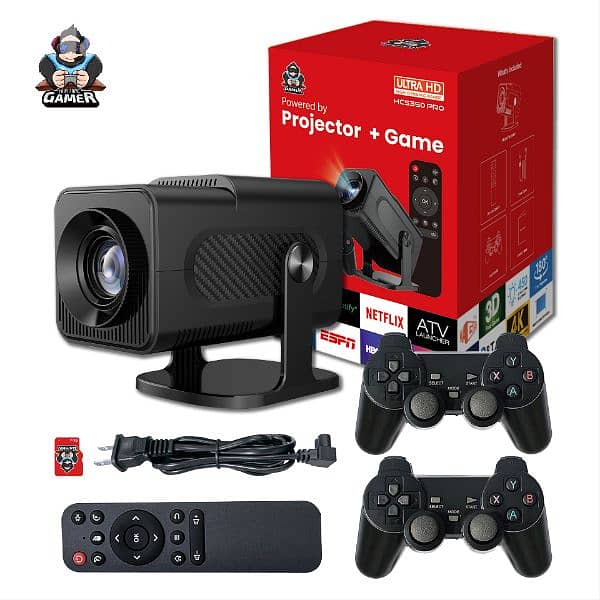 Projector 4k + Games Delivery Available! 0