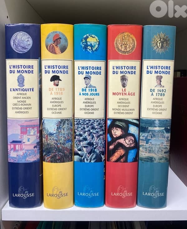 encyclopedie L’histoire du MONDE 5 tomes 0