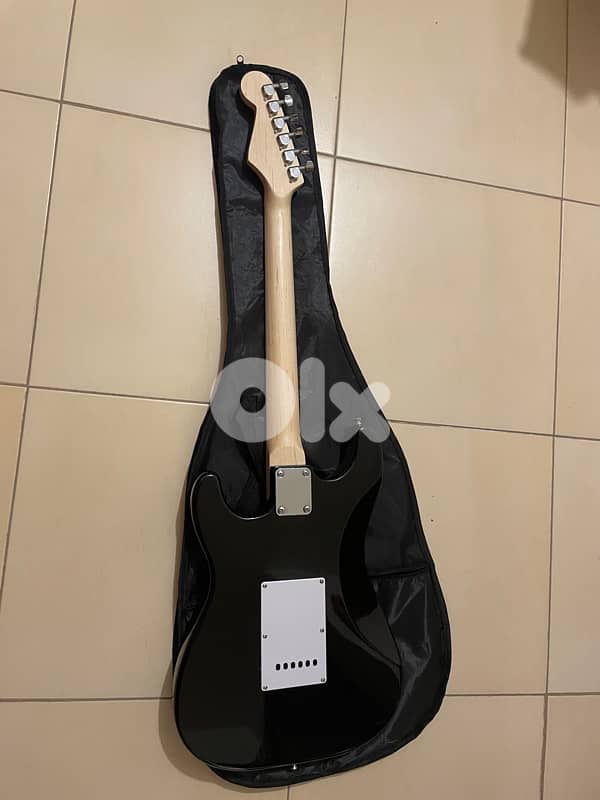 Black Stratocaster Electric Guitar 3