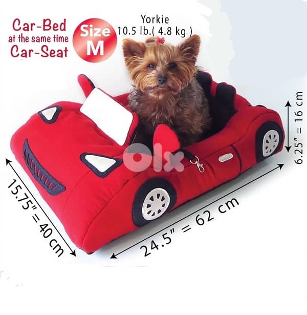 pet dog cat bed and safe car seat at the same time 0