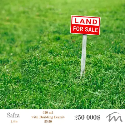 Safra - Tabarja | 610m² Land | 25/50 | Available Building Permit