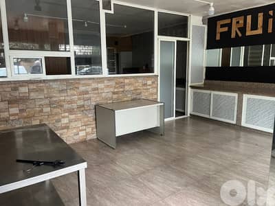 Semi Furnished Shop For Rent In Bsalim للاجار محل في بصاليم