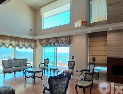 Kfarhbab 525m2 | Duplex | Upgraded | Furnished |Sea & Mountain View|YV
