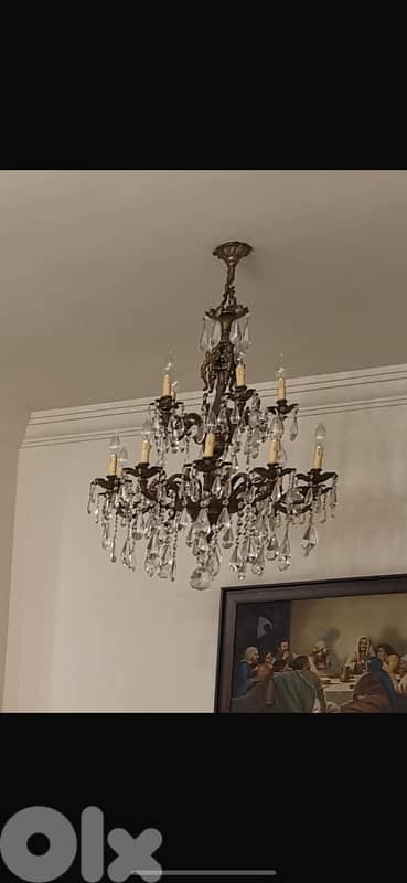 chandelier bronze 0