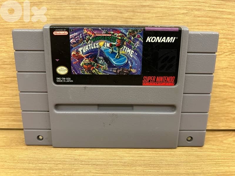 Turtles in time-super nintendo-snes-Nintendo-sega-retro 0