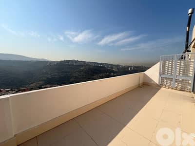 Rooftop Apartment for Rent in Mansourieh Rooftop Apartment for Rent in Mansourieh