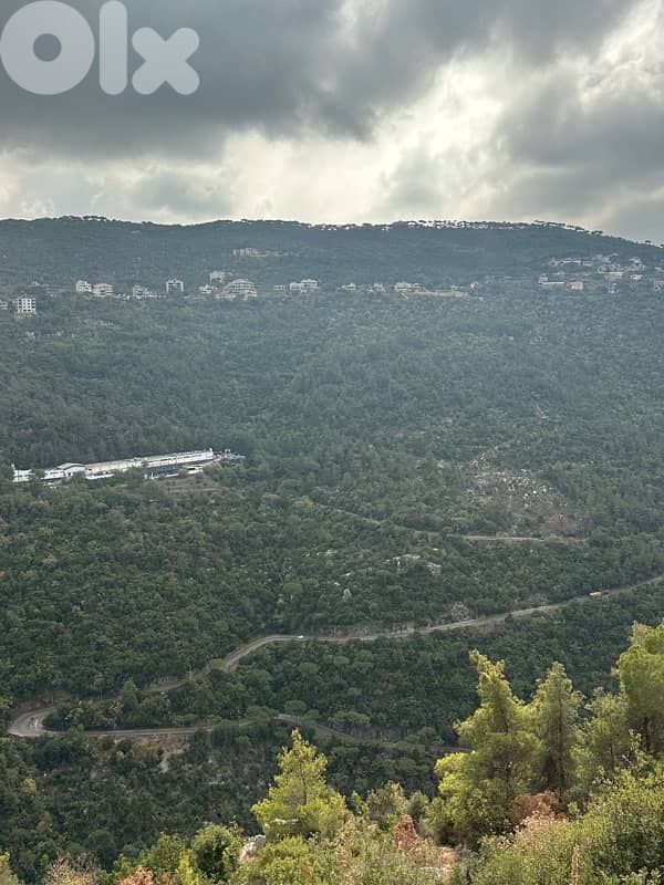 Land For Sale In Broumana 3400m2 ارض في برمانا للبيع 0