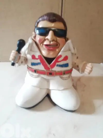 Elvis Presley official ceramic bottle decanter holder