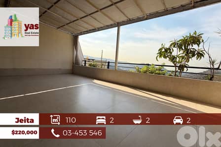 Jeita Country Club 110m2 | Panoramic View | Well Maintained | GA