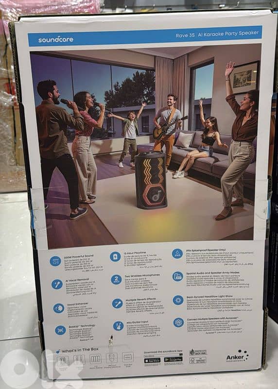 Anker soundcore Rave 3s Ai Karaoke Party Speaker 1